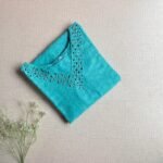 V Neck hakoba hanwork kurta