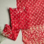 Cotton hand work kurta