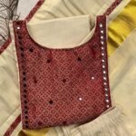 Vishu  tissues silk 3 piece set