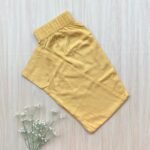straight cut pant- Light golden yellow