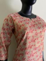 Floral Tissue Kurta - Image 3