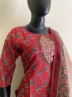 Ajrak handwork kurta set - Image 2
