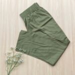 Straight cut pant  - Olive green