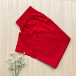 Straight cut pant  - Red