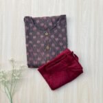 Kantha cotton kurta set