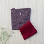 Kantha cotton kurta set