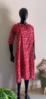 Ajrak Aline Kurta - Image 3