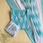 Ikkat Kurtha Set