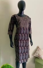 Ajrakh Handwork kurta - Image 3