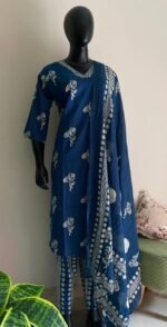 Cotton 3 piece kurta set - Image 2