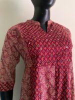 Ajrak Anarkali Kurta - Image 2