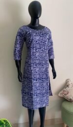 cotton batik kurta - Image 3
