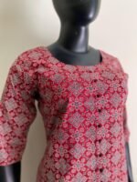 Simple Ajrak Kurta - Image 2