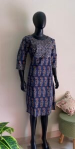 Ajrakh Handwork kurta - Image 3