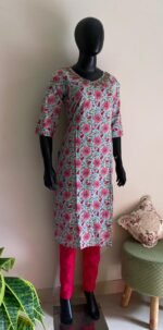 Floral kurta set - Image 3