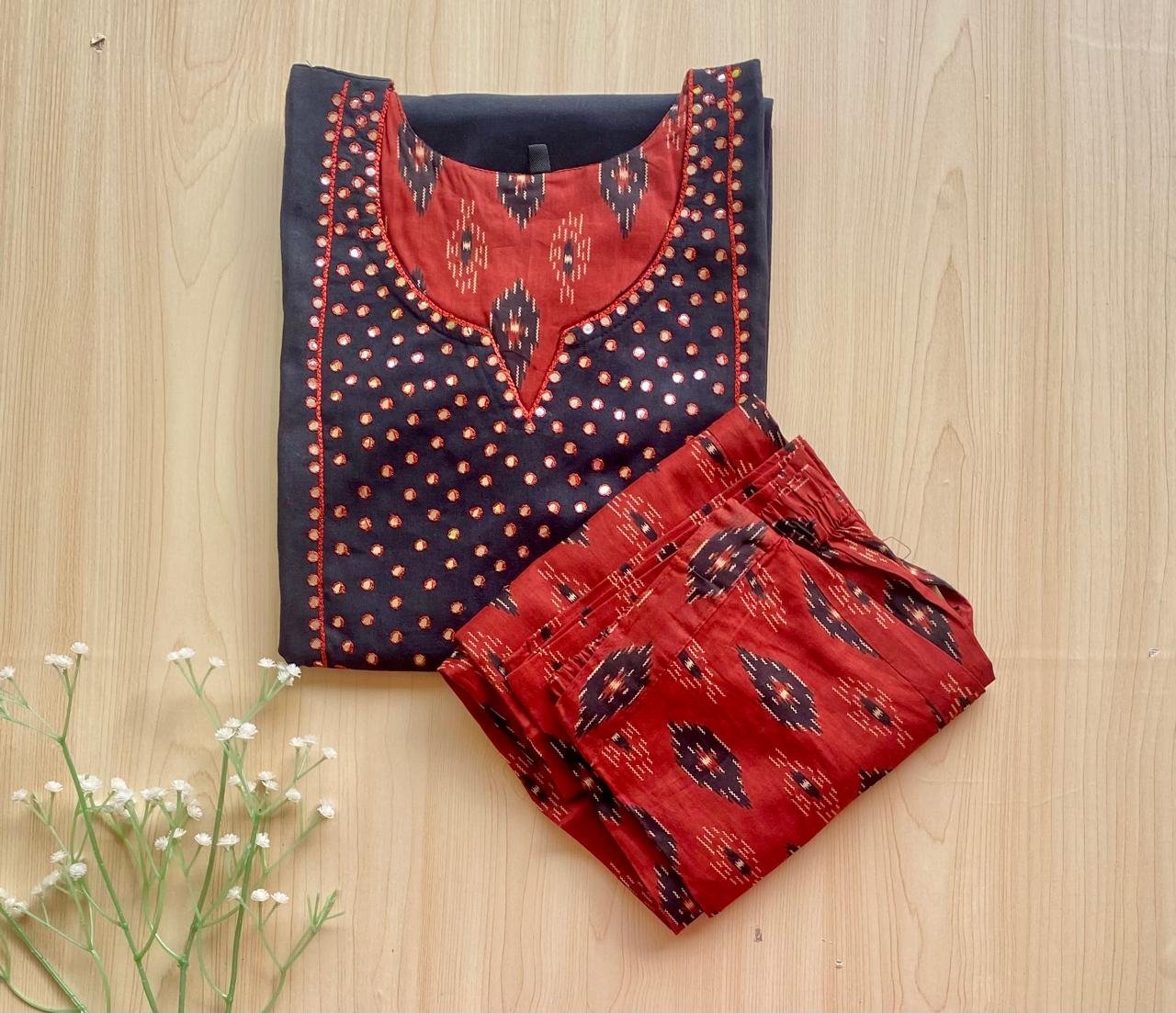 WhatsApp Image 2025-07-30 at 5.00.24 PM Premium handloom Co-ord Set - Image 1