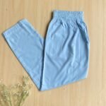 straight cut pant-Lite Skyblue