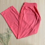 straight cut pant- Peach