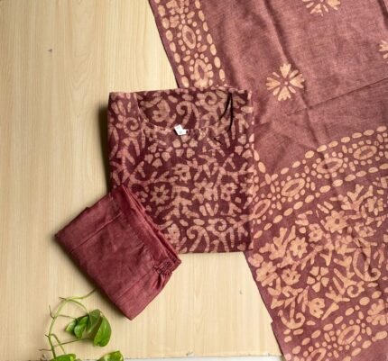 Cotton batik kurta set