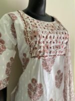 Hand block kurta set - Image 3