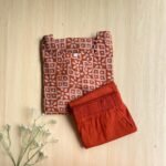 Georgette Batik Kurta Set