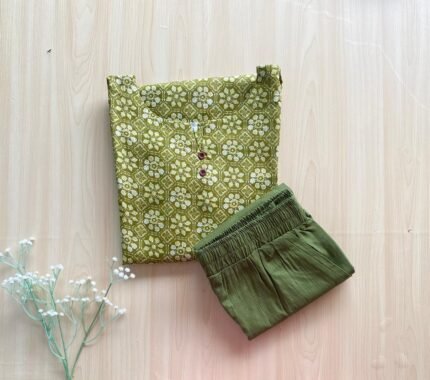 Simple cotton kurta set