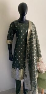 Chanderi Silk Kurta Set - Image 3