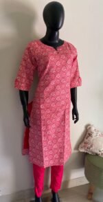 Simple cotton kurta set