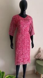 Georgette Batik Kurta - Image 3