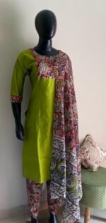 Kalamkari kurti set - Image 3