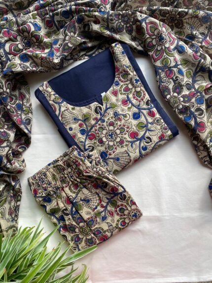 Kalamkari kurti set 🧿