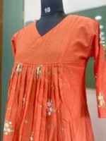 Mul cotton Aline kurti - Image 2
