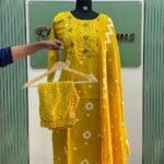 Bandhini Three Piece  set