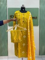 Bandhini Three Piece  set