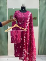 Bandhini Three Piece  set