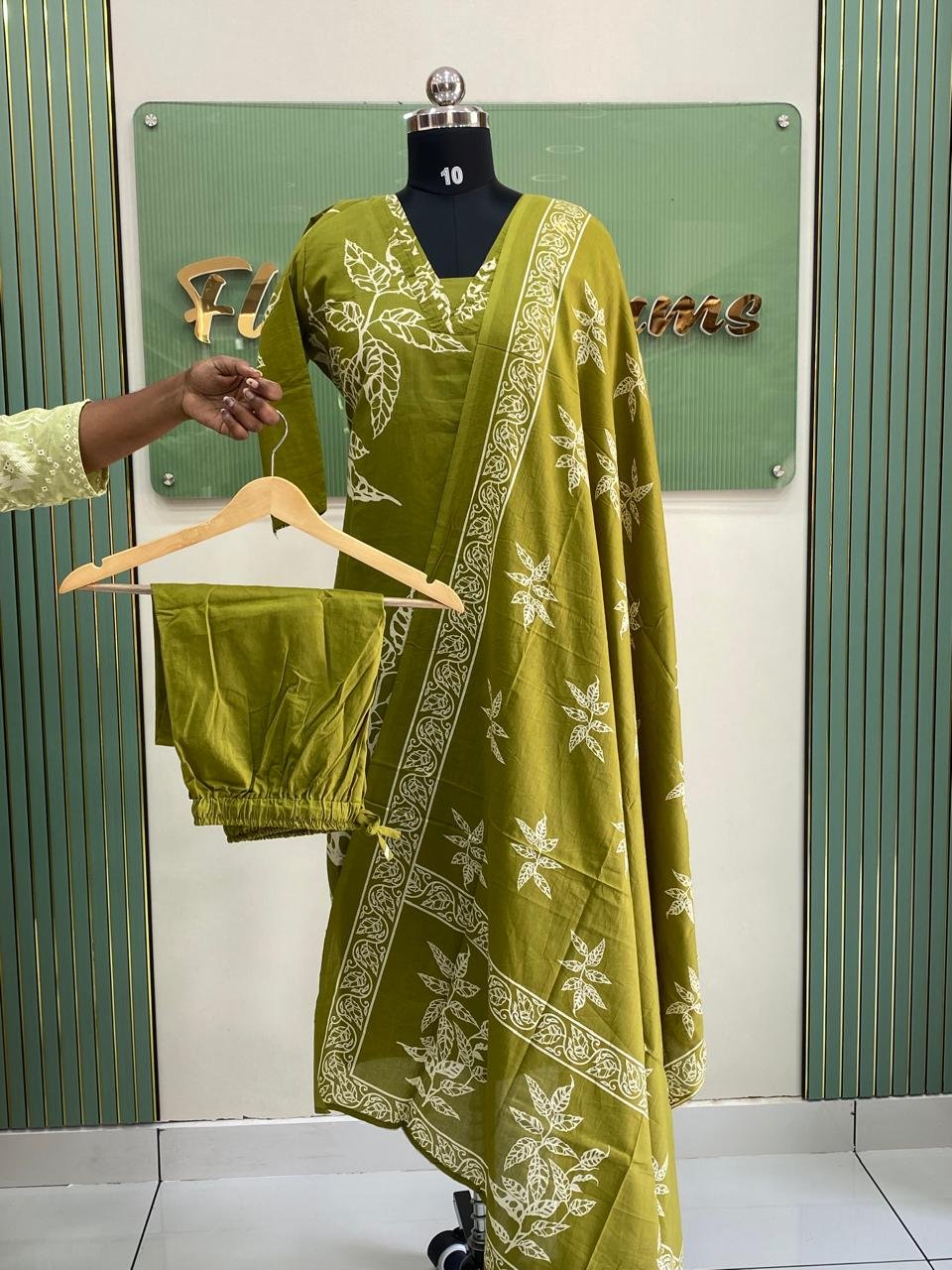 WhatsApp Image 2026-02-16 at 11.11.16 AM Cotton kurta set - Image 1