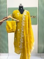 Mul chanderi Kurta Set