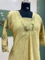 Mul Chanderi Aline kurti - Image 2