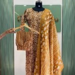 Cotton batik kurta set