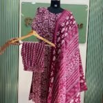 Cotton batik kurta set