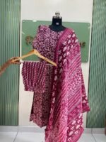 Cotton batik kurta set