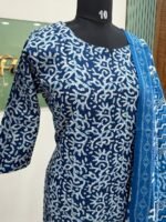 Cotton batik kurta set - Image 2