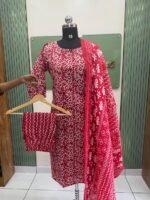 Cotton batik kurta set