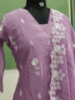 Mul chanderi Cotton Kurta Set - Image 2