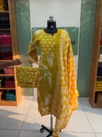 Cotton Three Piece Kurta Set