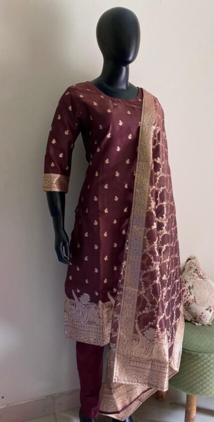 Chanderi silk kurtaset(Onam 2026)