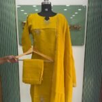 Mul chanderi Kurta Set