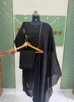 Mul chanderi Kurta Set