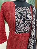 Kantha cotton batik kurtaset - Image 2