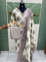 Plus size Cotton kora set